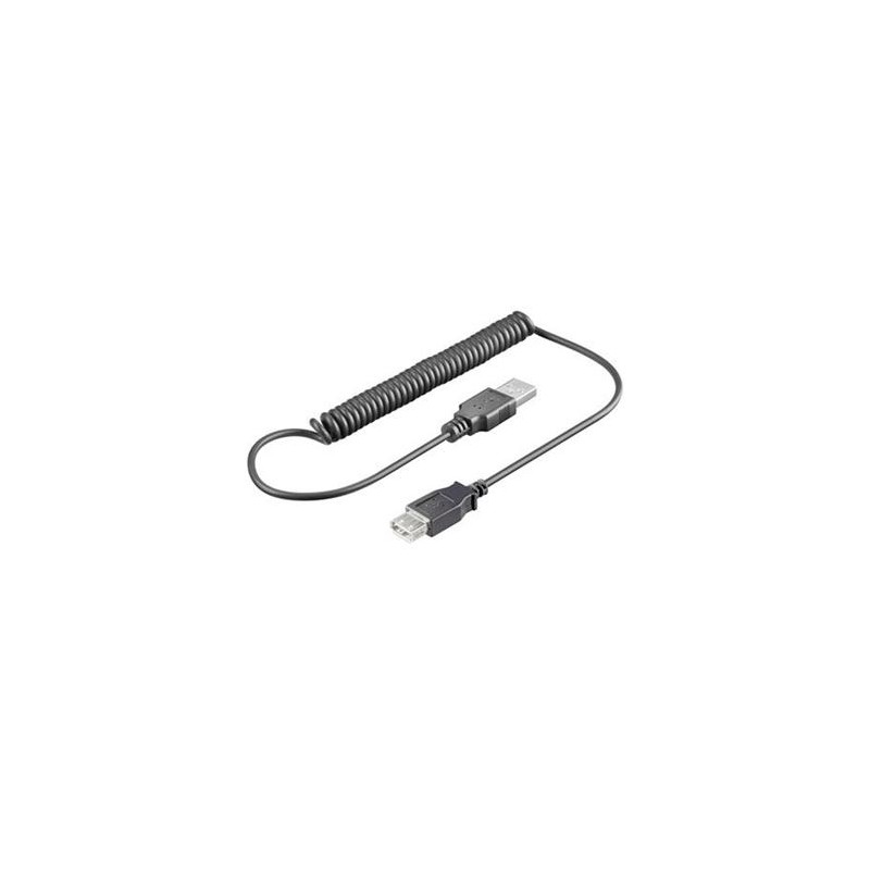 PremiumCord USB 2.0 kabel prodlužovací kroucený, A-A, 50cm až 150cm