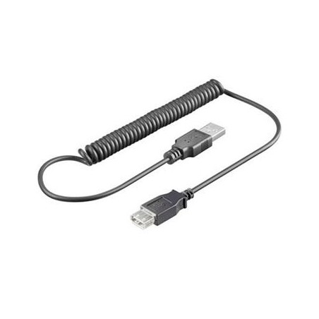 PremiumCord USB 2.0 kabel prodlužovací kroucený, A-A, 50cm až 150cm