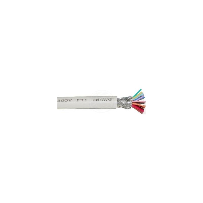 PremiumCord Kabel LYCY 15 žil 1m