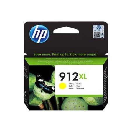 HP 912XL High Yield Yellow Original Ink Cartridge (700 pages)