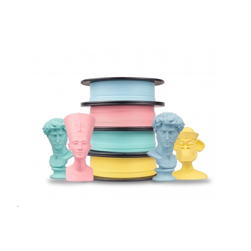Filament PM - 1,75mm PLA+ Pastel Pack + Vzorky