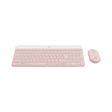 Logitech Slim Wireless Keyboard and Mouse Combo MK470 - ROSE - US INT'L - INTNL