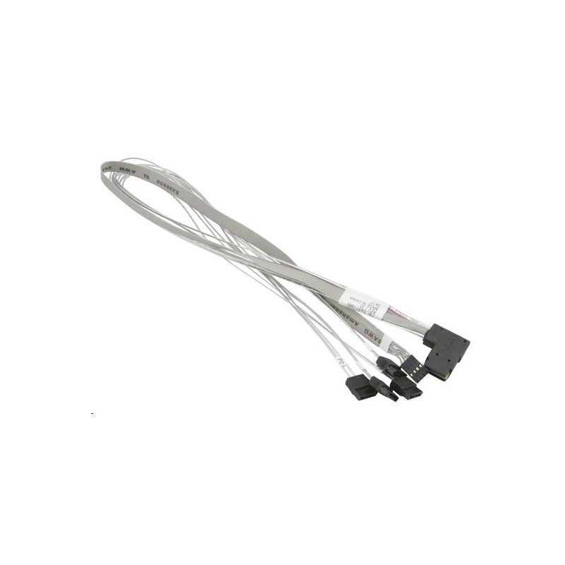 Supermicro MiniSAS to 4 SATA 55/55/55/55cm with Sideband Cable