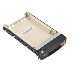 SUPERMICRO Black Gen-3 2.5" NVMe drive tray. Orange tab with lock
