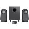 Logitech Z407 Bluetooth computer speakers with subwoofer and wireless control - GRAPHITE