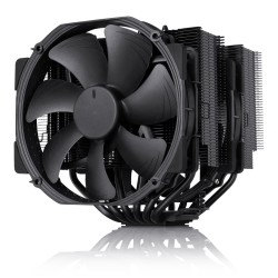 NOCTUA Chladič CPU NH-D15 chromax.black, 2x 140mm, LGA1851, AM5, černá