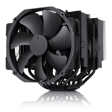 NOCTUA Chladič CPU NH-D15 chromax.black, 2x 140mm, LGA1851, AM5, černá