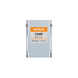 Kioxia Data Center SSD, CD8P-R U.2 SIE Series, 7680 GB, PWPD:1, PCIe Gen5 1x4, U.2 15mm, 12000/5500 MB/s, 2000/200K IOPS