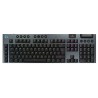 Logitech G915 X LIGHTSPEED Low-Profile Wireless Gaming Keyboard - CLICKY - BLACK - US - 2.4GHZ/BT - USB-C - EMEA