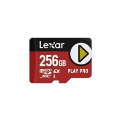 Lexar paměťová karta 256GB PLAY Pro microSDXC™ Express 7, čtení/zápis 900/600 MB/s