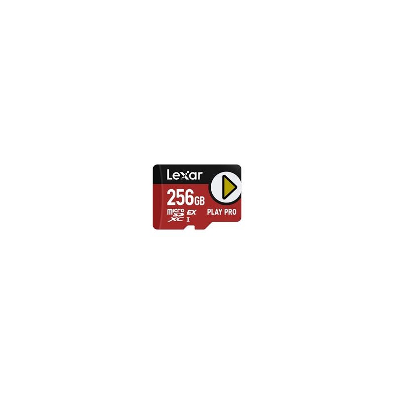 Lexar paměťová karta 256GB PLAY Pro microSDXC™ Express 7, čtení/zápis 900/600 MB/s