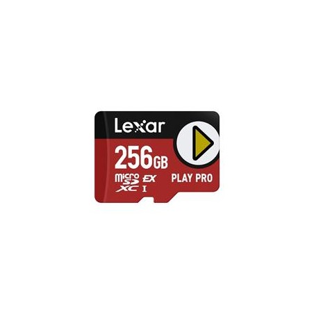 Lexar paměťová karta 256GB PLAY Pro microSDXC™ Express 7, čtení/zápis 900/600 MB/s
