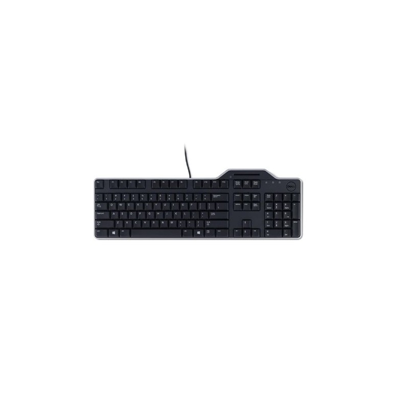 Dell KB-813 Smartcard Reader USB Keyboard Black German (QWERTZ)