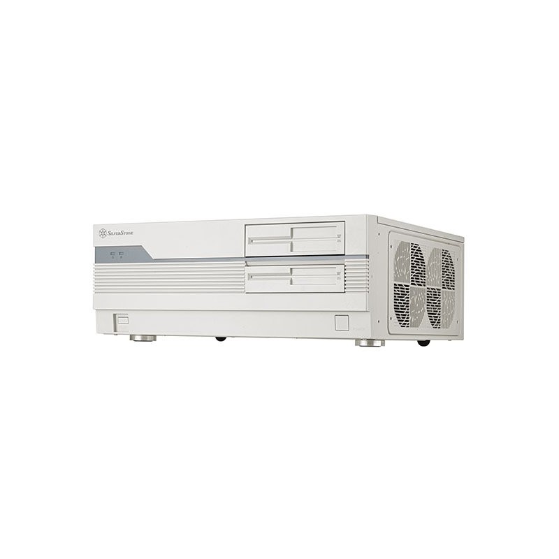 SilverStone Retro FLP01 bílá, HTPC/Desktop, ATX