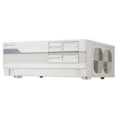 SilverStone Retro FLP01 bílá, HTPC/Desktop, ATX