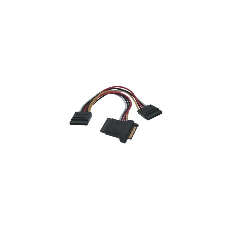 PremiumCord Napájecí Y kabel k HDD Serial ATA 3xF/1xM 16cm