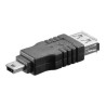 PREMIUMCORD Redukce USB 2.0 A - Mini B 5pin (F/M)