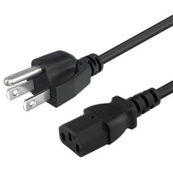 PremiumCord Kabel síťový k počítači 2m s USA zástrčkou