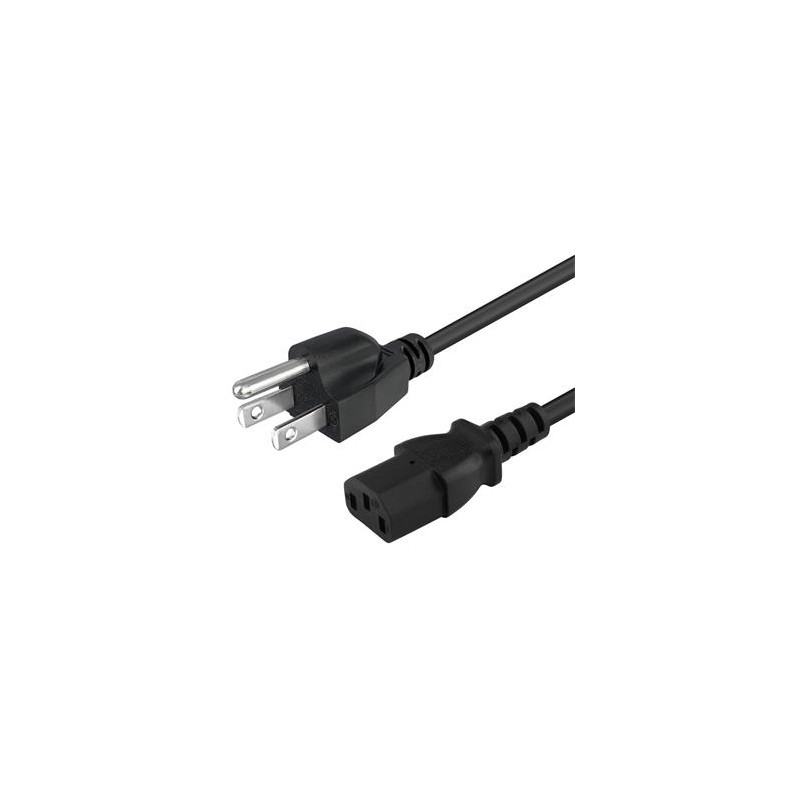 PremiumCord Kabel síťový k počítači 2m s USA zástrčkou