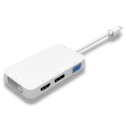 PremiumCord adaptér mini DisplayPort - DP + HDMI + DVI + VGA , 1080p, 4K*2K