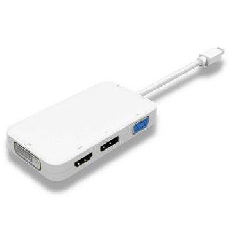 PremiumCord adaptér mini DisplayPort - DP + HDMI + DVI + VGA , 1080p, 4K*2K