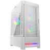COUGAR PC skříň AIRFACE RGB White Mid Tower Mesh Front Panel 2 x 140mm ARGB Fans 1x 120mm ARGB Fan TG Left Panel