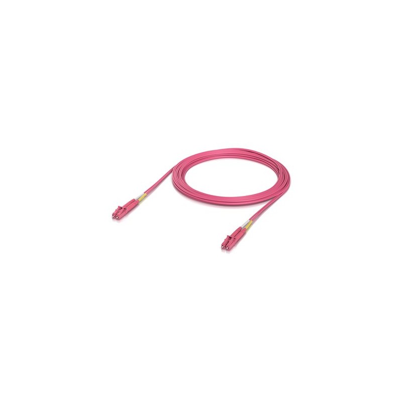 Ubiquiti OM4 Duplex LC UPC Fiber Patch Cable, 100G, 5m