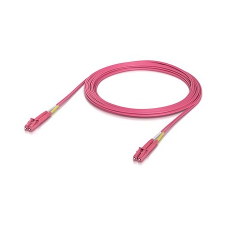 Ubiquiti OM4 Duplex LC UPC Fiber Patch Cable, 100G, 5m