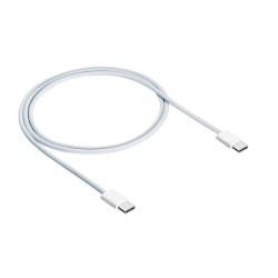 Akyga Kabel USB-C / USB-C 2.0 60W, bílá 1m