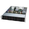SUPERMICRO WIO A+ Ser 2U UP WIO with 12 hot-swap 3.5" NVMe/SAS/SATA (6 NVMe hybrid) bays and 2 PCIe 5.0 x16 FHFL slots +