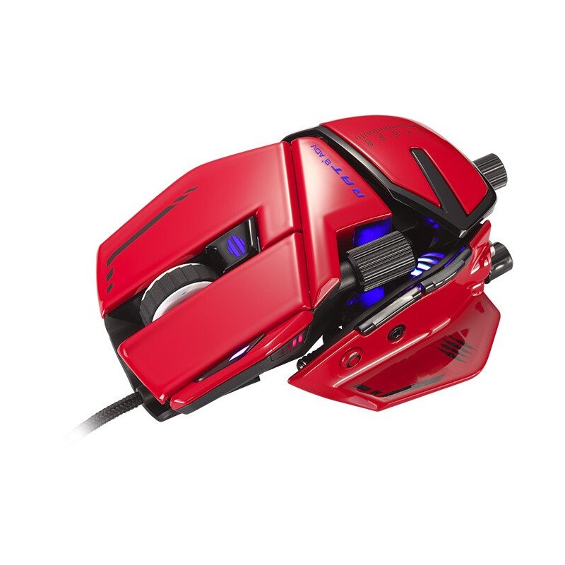 Mad Catz herní optická myš R.A.T. 8+ ADV červená