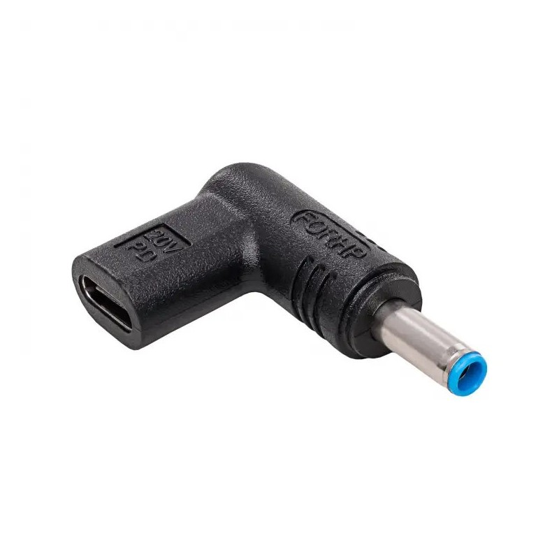 Akyga adaptér pro notebooky USB-C / 4.5 x 3.0 mm + pin HP