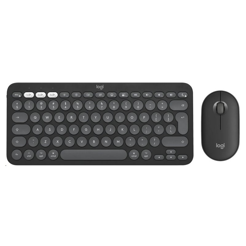 Logitech Pebble 2 Combo - TONAL GRAPHITE for Mac - US INT'L - 2.4GHZ/BT - INTNL-973 - MAC