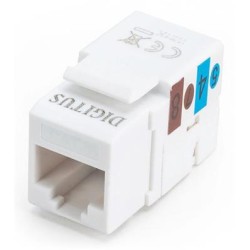 Premium DIGITUS Keystone jack RJ45 Cat5E, UTP - nestíněný, černý