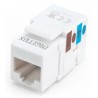 Premium DIGITUS Keystone jack RJ45 Cat5E, UTP - nestíněný, černý