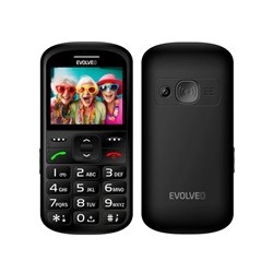 EVOLVEO EasyPhone XS, mobilní telefon pro seniory, černá