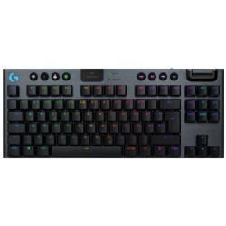 Logitech G915 X LIGHTSPEED TKL Low-Profile Wireless Gaming Keyboard - CLICKY - BLACK - US - 2.4GHZ/BT - USB-C - EMEA