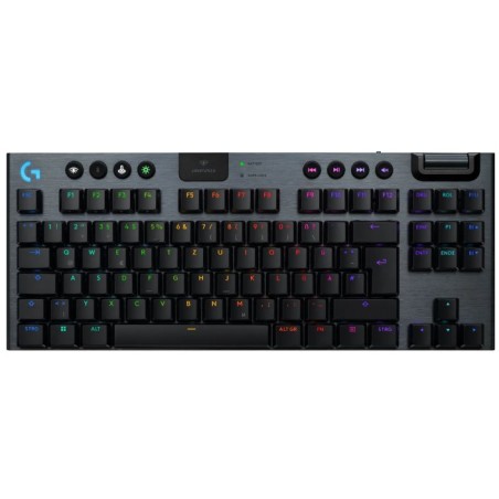 Logitech G915 X LIGHTSPEED TKL Low-Profile Wireless Gaming Keyboard - CLICKY - BLACK - US - 2.4GHZ/BT - USB-C - EMEA