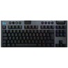 Logitech G915 X LIGHTSPEED TKL Low-Profile Wireless Gaming Keyboard - CLICKY - BLACK - US - 2.4GHZ/BT - USB-C - EMEA