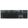Logitech G915 X LIGHTSPEED Low-Profile Wireless Gaming Keyboard - LINEAR - BLACK - US - 2.4GHZ/BT - USB-C - EMEA