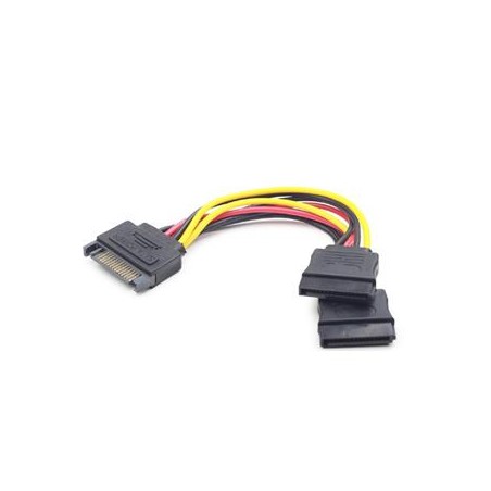 GEMBIRD Kabel SATA napájecí rozdvojka 2x SATA, 15cm