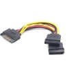 GEMBIRD Kabel SATA napájecí rozdvojka 2x SATA, 15cm