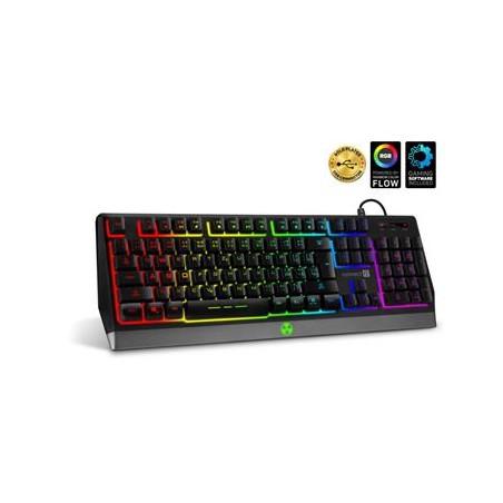 CONNECT IT BATTLE RGB herní klávesnice (CZ+SK verze), ČERNÁ