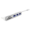 PremiumCord 5G SuperSpeed USB-C hub 3x USB3.0 + čtečka SD karet
