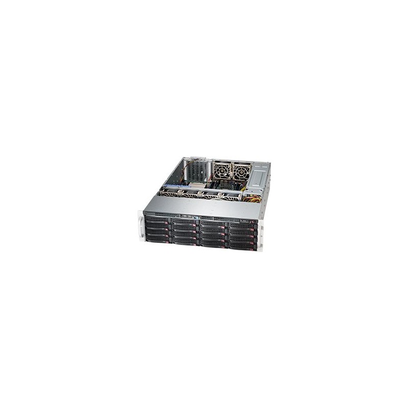SUPERMICRO 3U chassis 16x 3,5" HS SAS/SATA (4x SFF 8087), 2x920W (80PLUS Platinum)