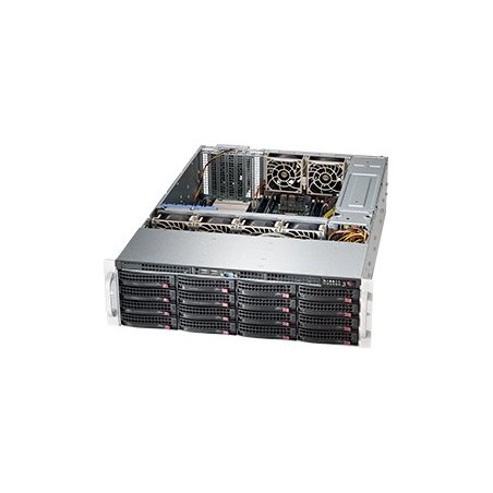 SUPERMICRO 3U chassis 16x 3,5" HS SAS/SATA (4x SFF 8087), 2x920W (80PLUS Platinum)