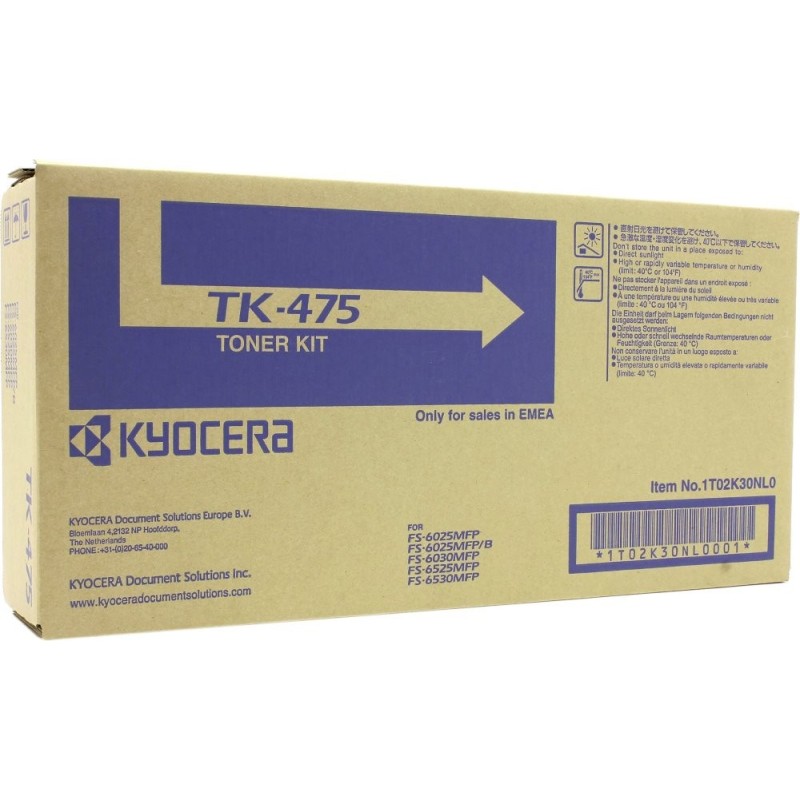 Kyocera Toner na 15 000 A4 (při 6% pokrytí), pro FS-6525mfp, 6530mfp, 6025mfp, 6030mfp