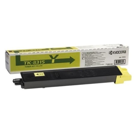 Kyocera Toner yellow na 6 000 A4 (při 5% pokrytí), pro TASKalfa 2550ci