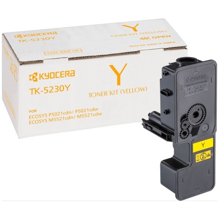 Kyocera Toner yellow na 2 200 A4 (při 5% pokrytí), pro M5521cdn/cdw, P5021cdn/cdw
