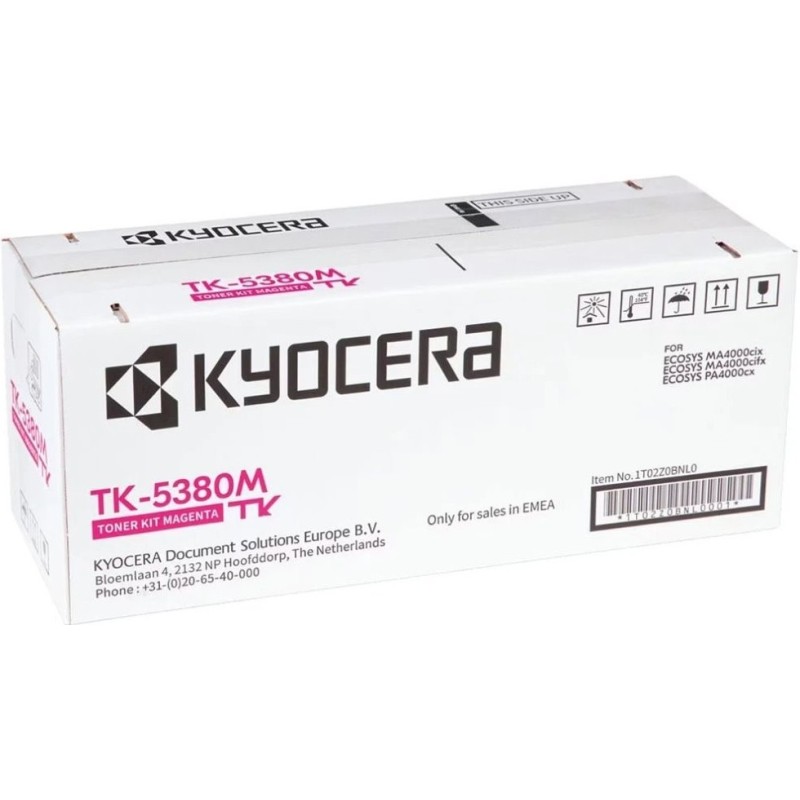 Kyocera Toner magenta na 10 000 A4 (při 5% pokrytí), pro PA4000cx, MA4000cix/cifx